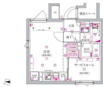 ★1LDK Oshiage (Hanzomon) NODep 50%OFF R23
