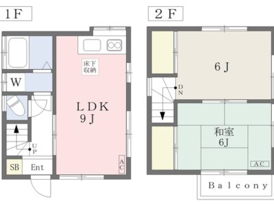 2DK ChikatetsuNarimasu (Fukutoshin) NOKey$ 75%OFF W81