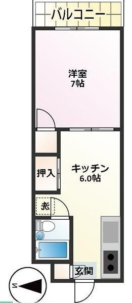 1DK Kamimachi (Setagaya) NOKey$ 75%OFF W86