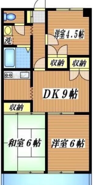 3DK HanaKoganei (SeibuShinjuku) NOKey$ NODep R89