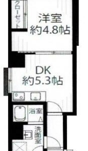 1DK Sengoku (Mita) NOKey$ NODep R85