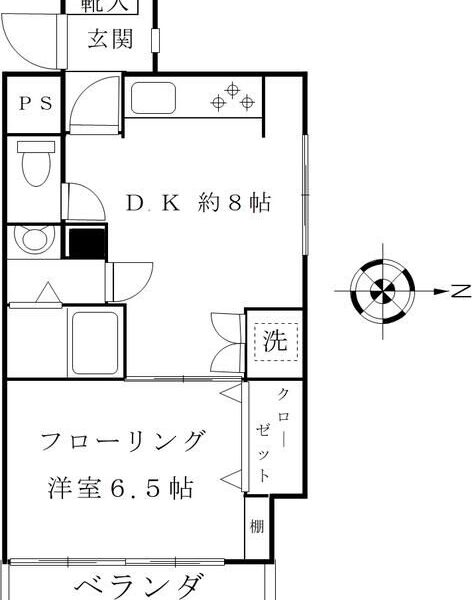 1DK Takadanobaba (Yamanote) NOKey$ 25%OFF R70
