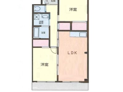 2LDK Miyazakidai (Denentoshi) NOKey$ 50%OFF F97