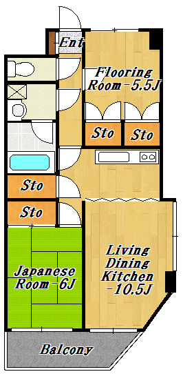 2LDK NishiKasai (Tozai) NOKey$ 25%OFF S90