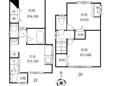 3DK Takadanobaba (Yamanote) NOKey$ 25%OFF W76