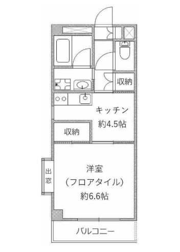 1DK Kajigaya (Denentoshi) NOKey$ 75%OFF R96
