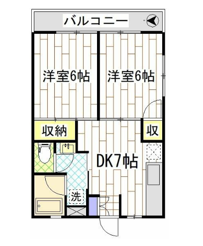 2DK MusashiShinjo (Nambu) NOKey$ 75%OFF R85