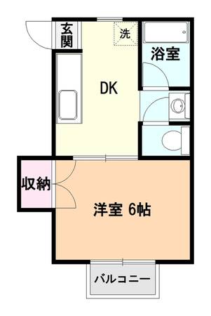1DK / Tokorozawa / Tokorozawa / NO Key$ / Top Floor (W86)