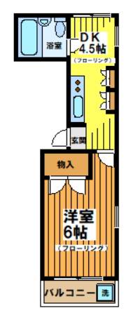 1DK / Sasazuka / Suginami / NO Key$ / Top Floor (F88)