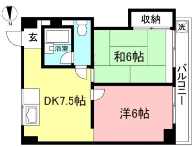 2DK Shibasaki (Chofu) NOKey$ R79