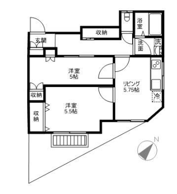 2DK Kanegafuchi (TobuSkytree) NODep 75%OFF W45