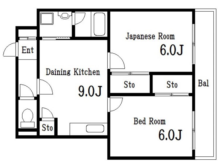 2LDK MinamiSunamachi (Tozai) NOKey$ 50%OFF R84