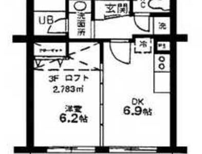 1DK Takatsu (Oimachi) NOKey$ 25%OFF R01