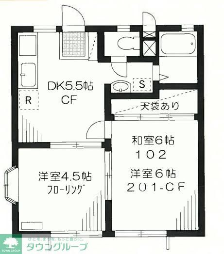 2DK Kaminoge (Oimachi) NOKey$ 50%OFF F89