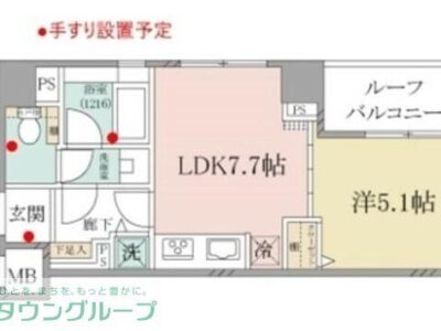1DK Tawaramachi (Ginza) NODep NOAgency R02