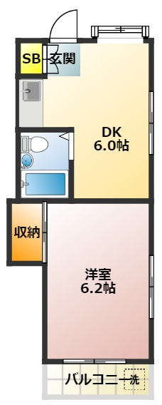 1DK Shiinamachi (Toshima) NOKey$ NODep F87