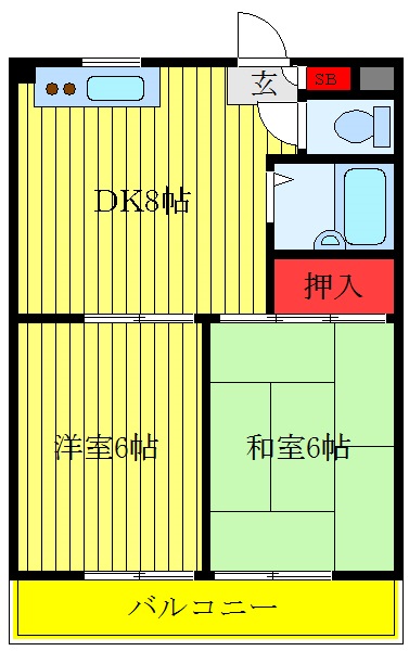 2LDK Akabane (Saikyo) NOKey$ NODep F93