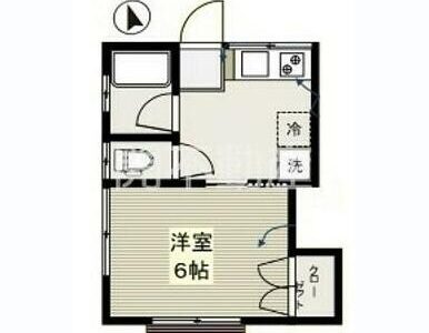 1DK NishiOi (ShonanShinjuku) NOKey$ 25%OFF W84