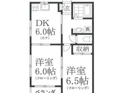 2DK Koenji (NAKANO) NOKey$ F96