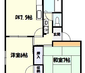 2DK44 / Miyazakidai10 / NOKey$ / TopFloor F86