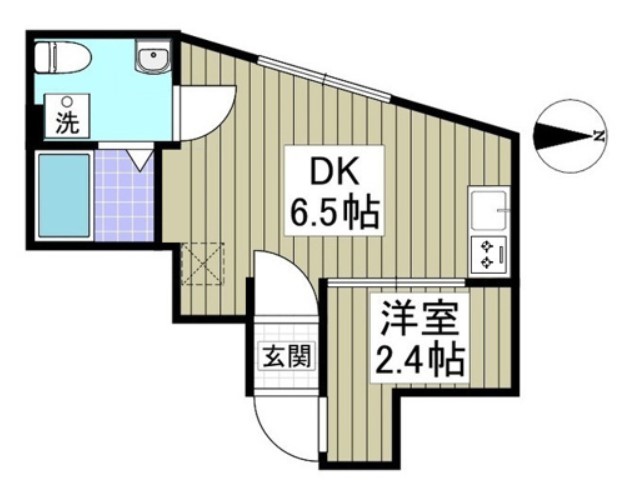 1DK Gokokuji (Toshima) NOKey$ NODep W23