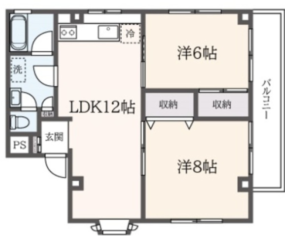 2LDK53 / TSURUMIICHIBA7 / NOKey$ / TopFloor F91