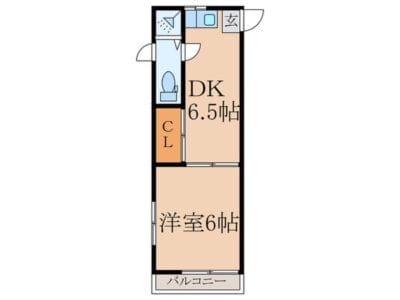1DK Corner Room Apt in Saginomiya S70 1016