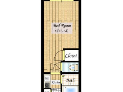 ★1K Apt with Separate BT in Shiki F86