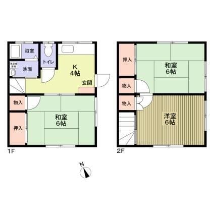 ★3K HOUSE with Separate BT in SHINAKITSU W92 001