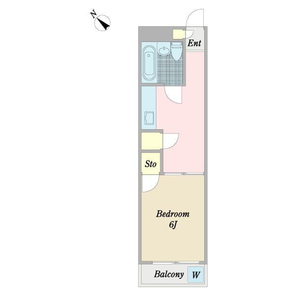 1DK Apt on Top Floor in Shibamata F87 100