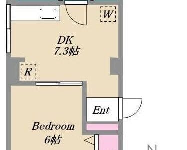 1DK Apt Close to Station in MusashiSakai R71 101