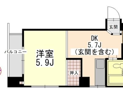 1DK Pet OK Apt in Hatagaya S82 002