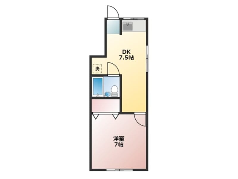 ✖1DK Apt Close to Station in FUJIMIGAOKA W70 101