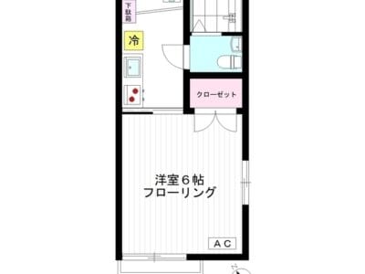 1K Corner Room Apt in NakanoSakaue W79 101