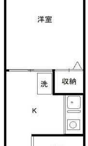 1DK APT Close to Station in Fudomae R86 103