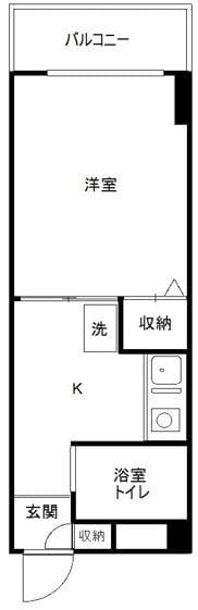 1DK APT Close to Station in Fudomae R86 103
