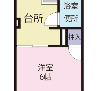 1DK Student OK APT in Hiyoshi F85 001