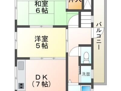 2DK Pet OK Apt in Nanasato W02 101