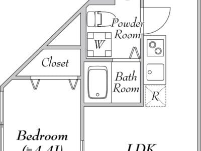 1LDK Brand NEW Apt in Komagome R25 001