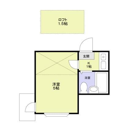 1K Loft Apt in TetsudoHakubutsukan W92 001