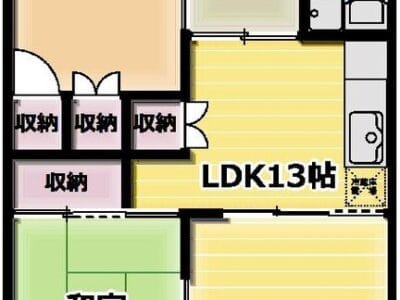 NishiHachioji / 2LDK / NODep NOKey$ / F89001