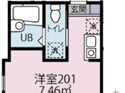 1R Corner Room Apt in Okurayama W17 002