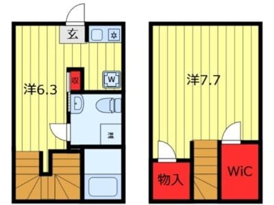 2K Maisonette Apt in Mikawashima R22 001