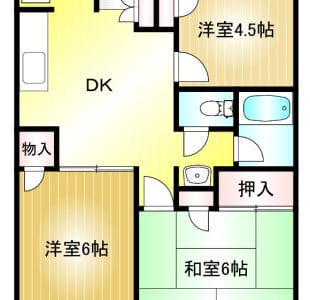 3DK Apt with Car Parking in Miyazakidai W94 101