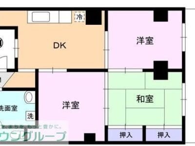 3DK Cat OK APT in Hagiyama F77 101
