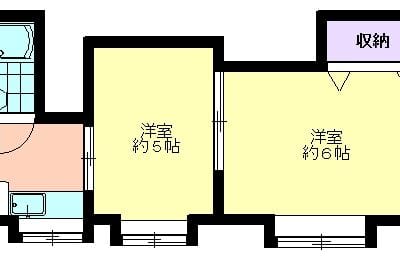2K Corner Room Apt in SeibuYagisawa W89 101