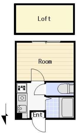 1K Loft Apt in MukogaokaYuen W13 101