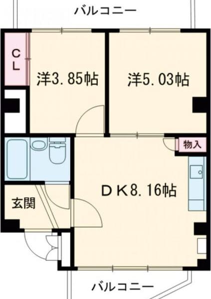 2DK Pet OK Apt in HigashiFushimi F90 002