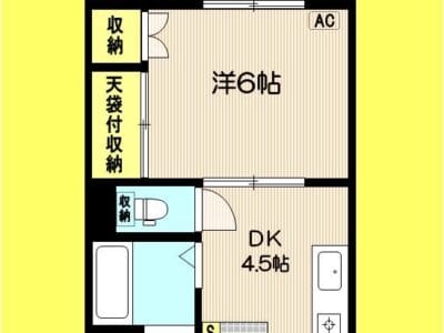 1DK Apt on Top Floor in HigashiKoenji F88 101