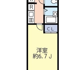 1K Apt Close to Station in NishiMagome R03 005
